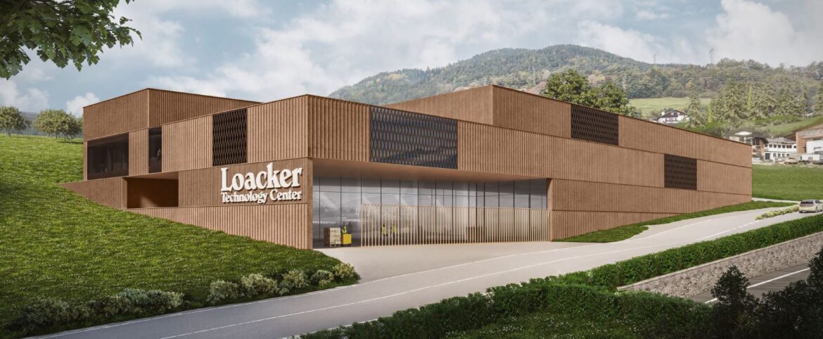 Rendering progetto Loacker Technology Center – Unterinn